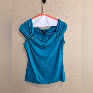 WHITE HOUSE BLACK MARKET Women’s Blouse in Blue